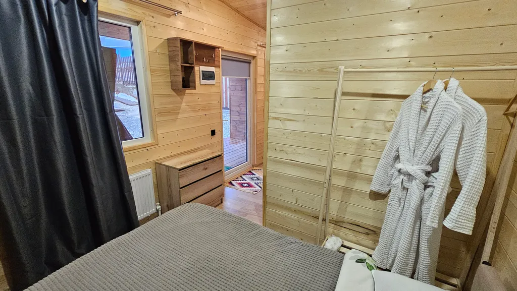 Уютный домик в горах с тёплым бассейном и баней