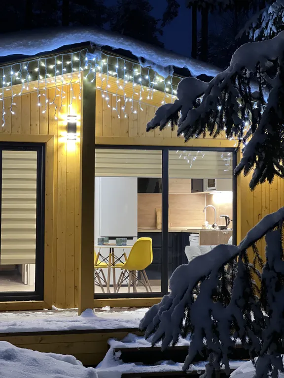 Коттедж Коттедж Логово Тигра — Стеклянный