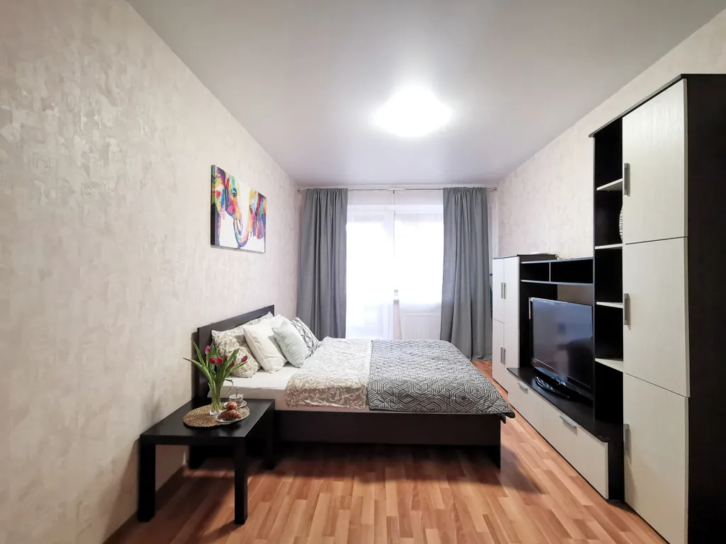 Уютная однокомнатная квартира с видом Волгу