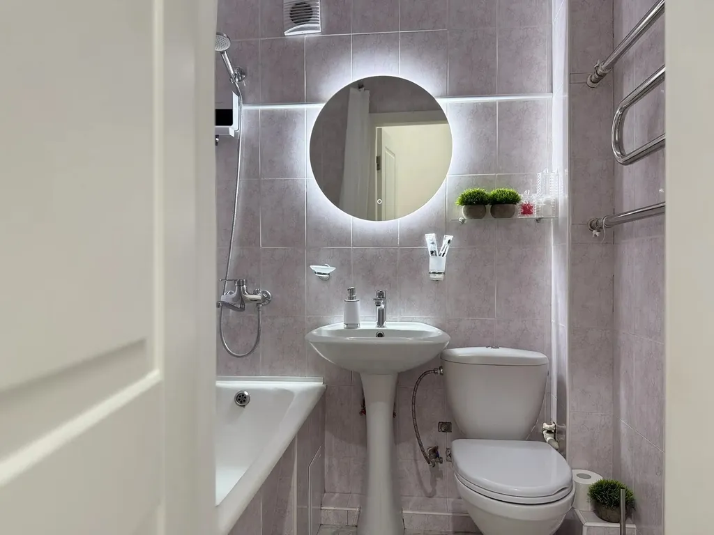 Светлая квартира со стильным ремонтом в центре города