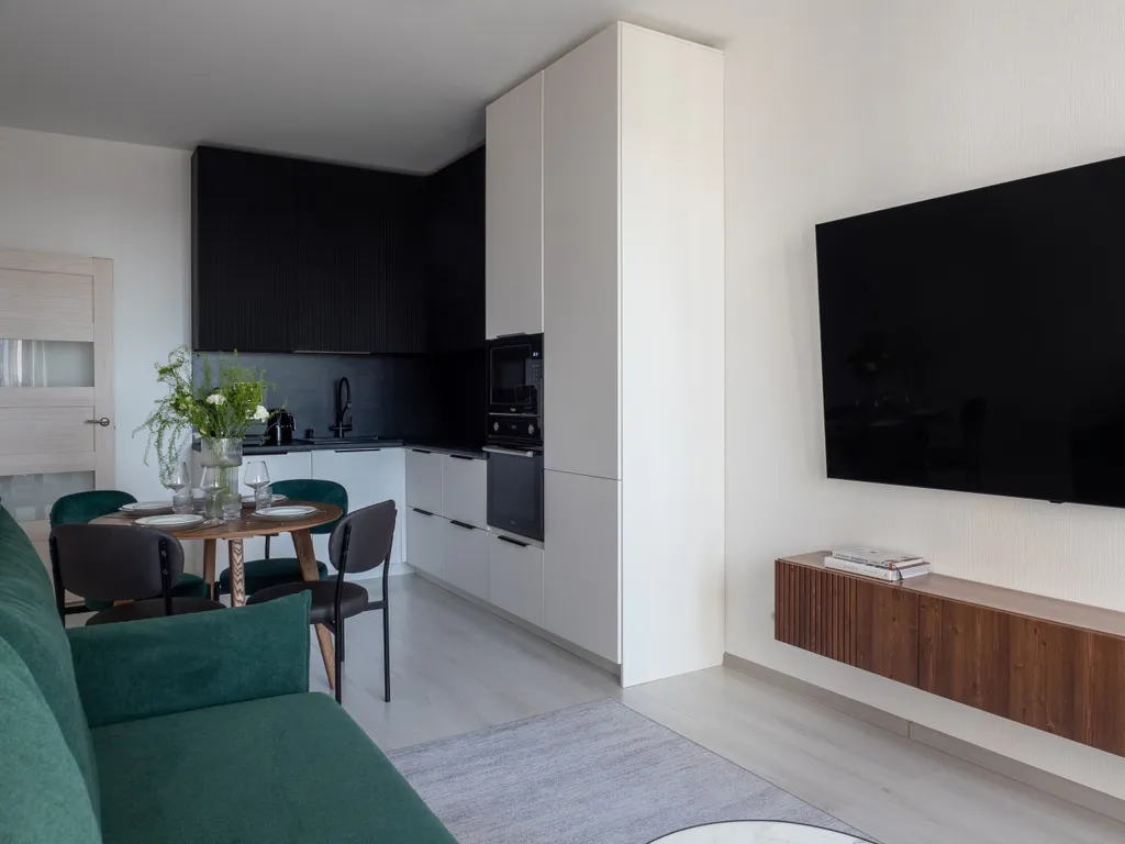 Квартира Квартира Дизайнерская евротрёшка с паркингом — Санкт-Петербург