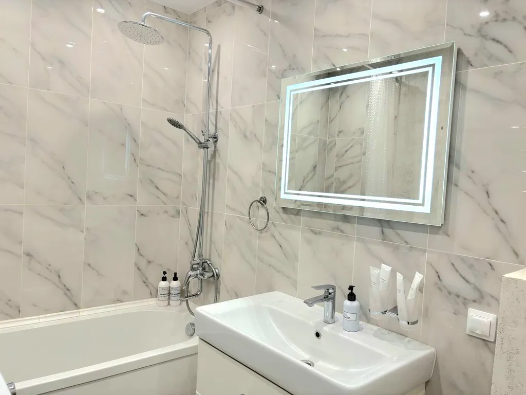 Премиум с красивым видом на город, 2 кондиционера, 2 ТВ, гостин.сервис