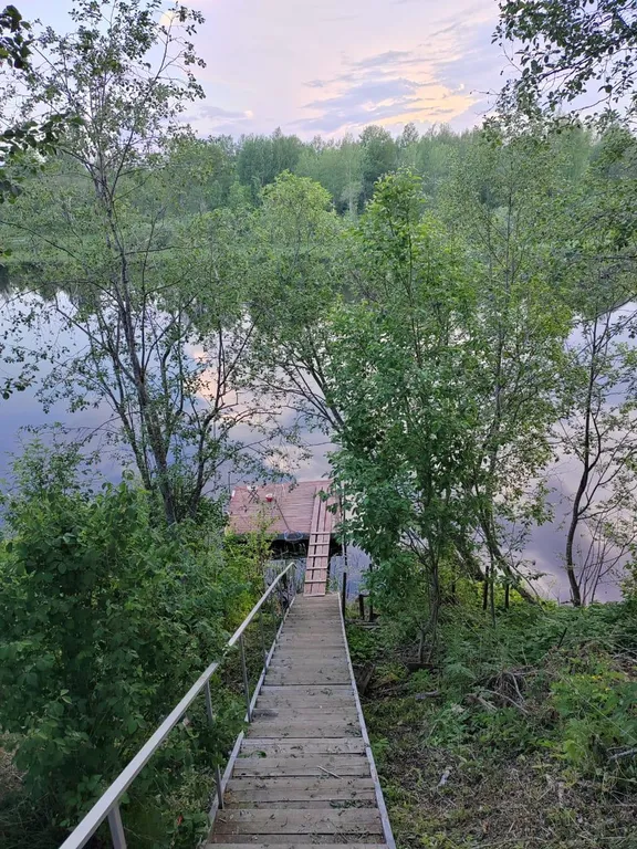 Домик на озере в глуши