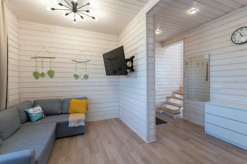 Дом с баней и банным чаном возле горнолыжных склонов Яхрома и Сорочаны