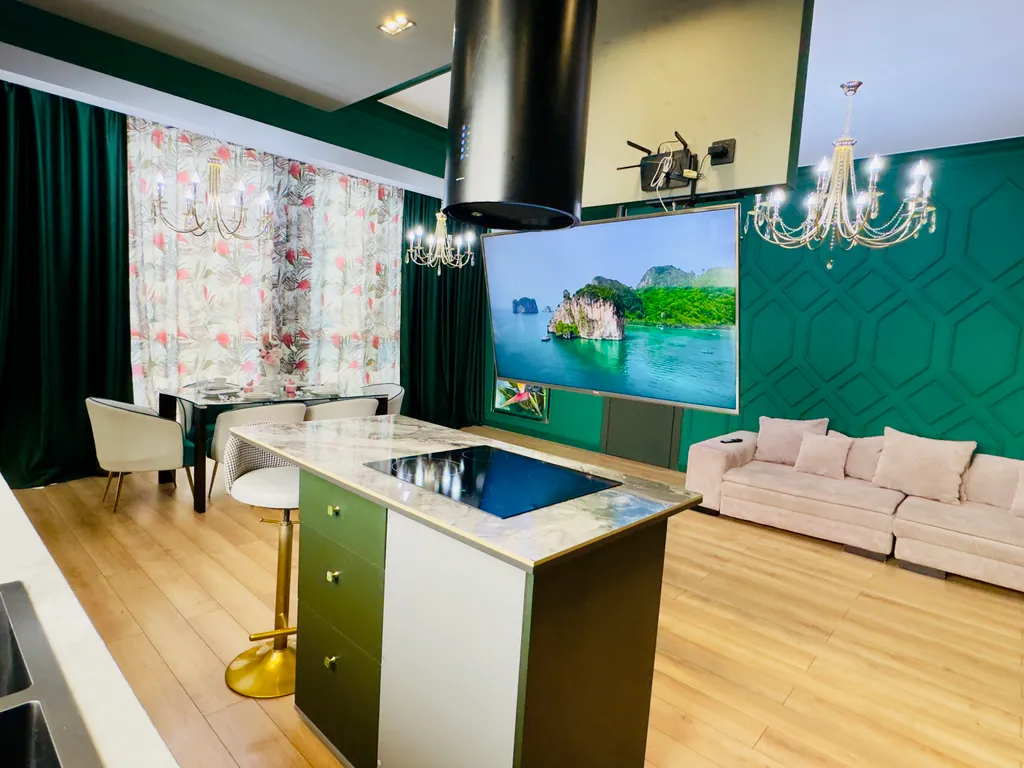 Люкс квартира с 2 спальнями с панорамным видом