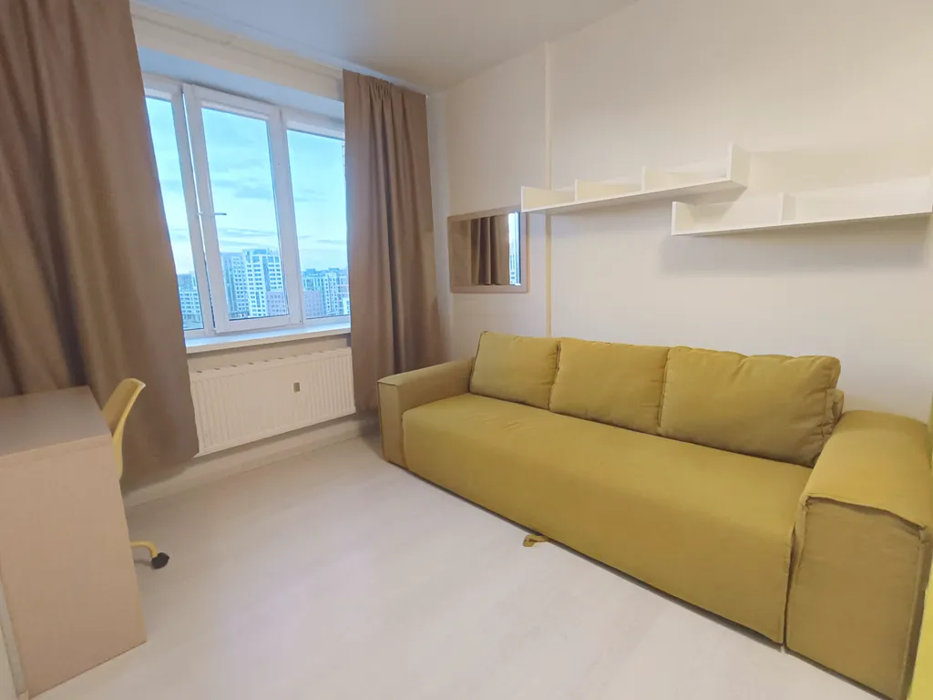 Просторная евро-двухкомнатная квартира в 10 минутах от центра