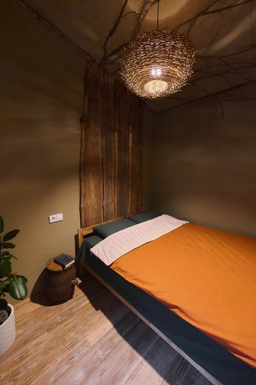 Уютный дом с баней и чаном в лесу