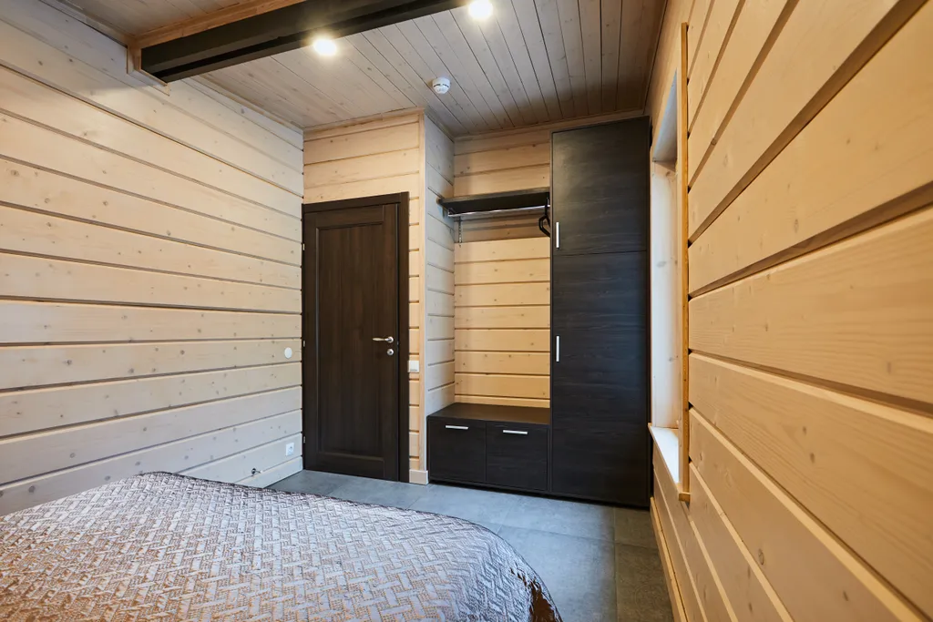 Уютный коттедж с двумя спальнями, сауной и камином