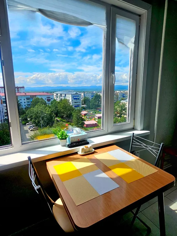 Уютная квартира с видом на Сахалинские сопки