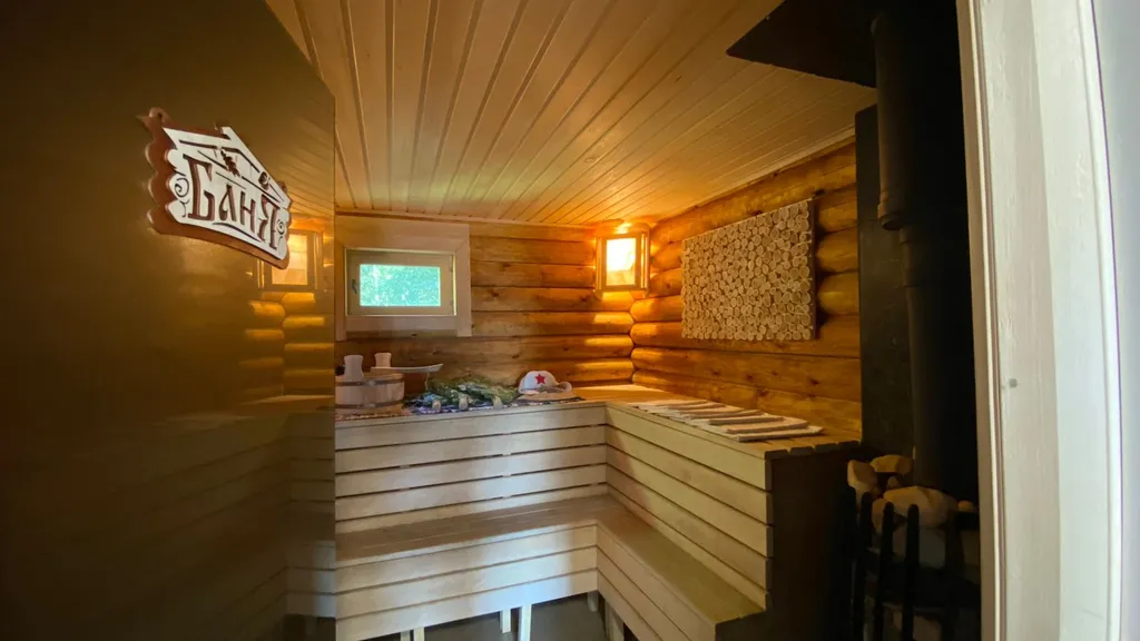 Коттедж Дом с баней и купелью — Агалатово