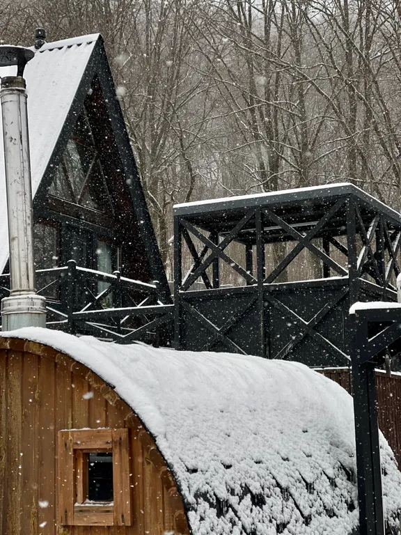 Коттедж Домик в стиле a-frame — Аша