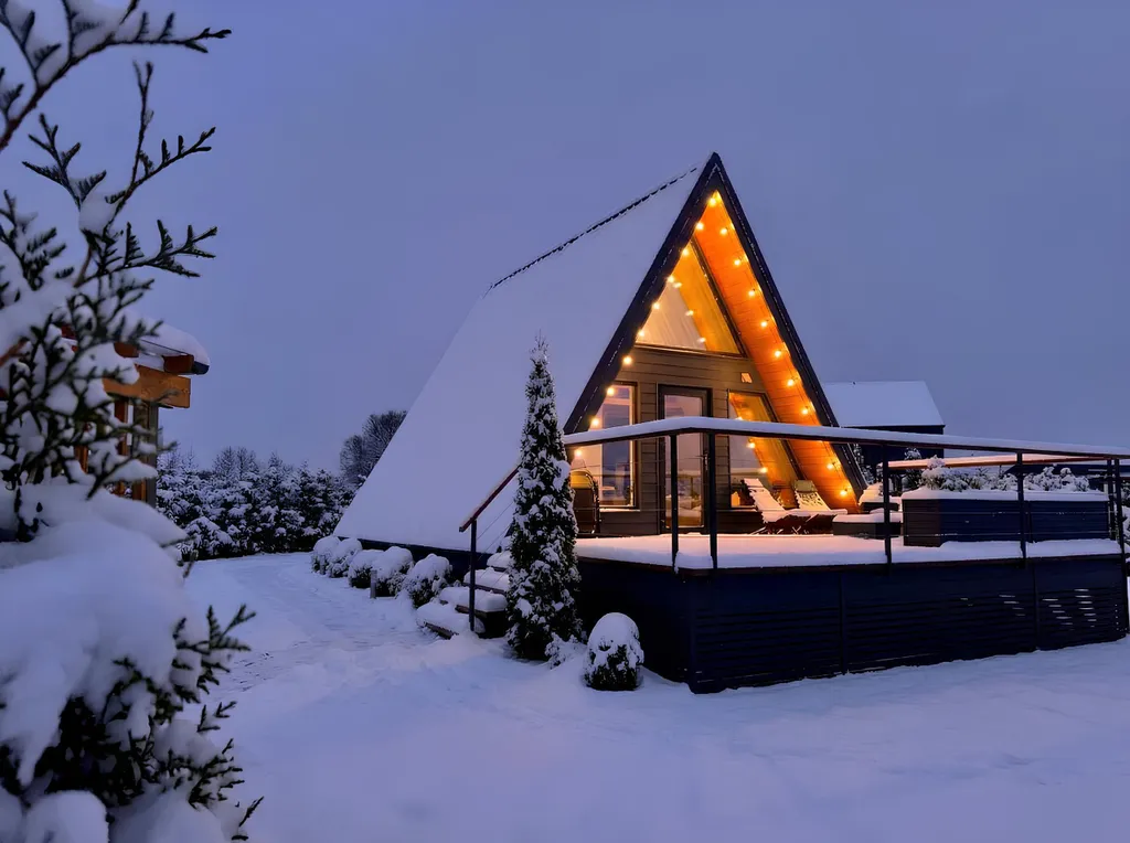 Коттедж Стильный A-frame дом возле Балтийского побережья — аренда посуточно в Калининград