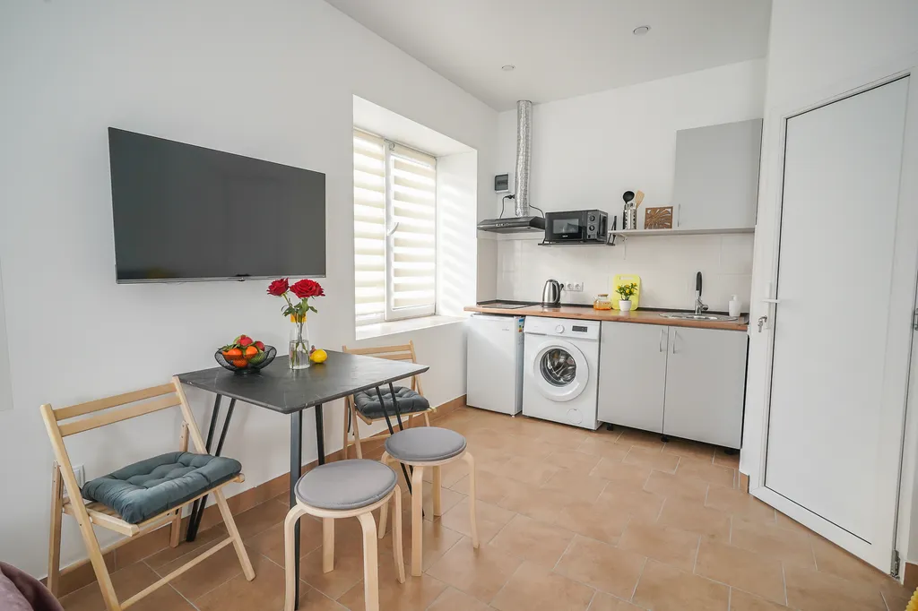 Уютная 1к студия на 4 гостей