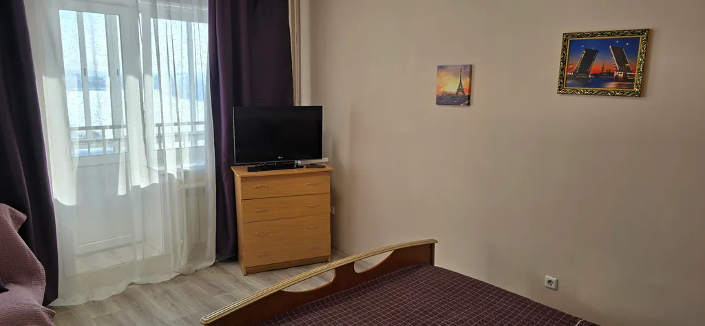 Студия с шикарным видом на реку Ангару