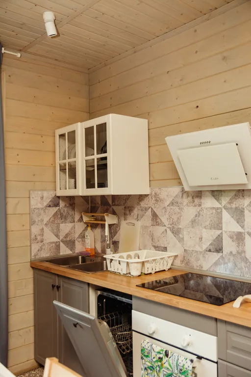 Сканди-дом с видом на озеро и лес