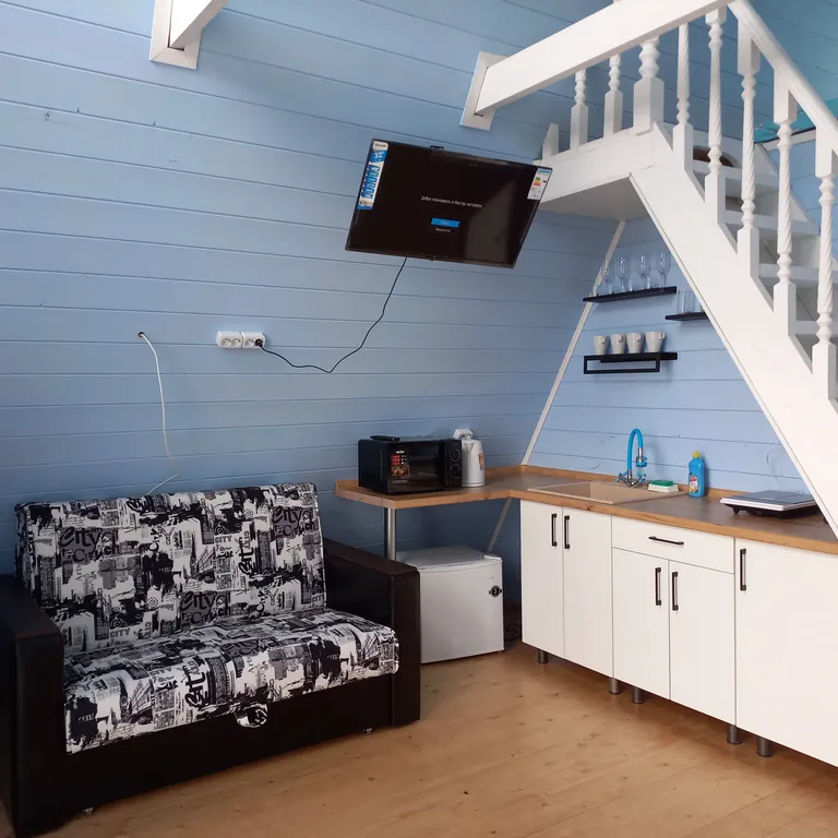 A-frame с сауной