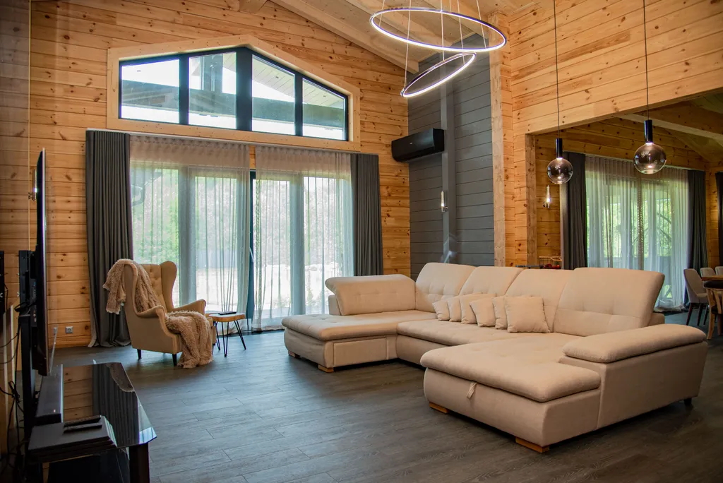 Шале Гнездо с бассейном и сауной