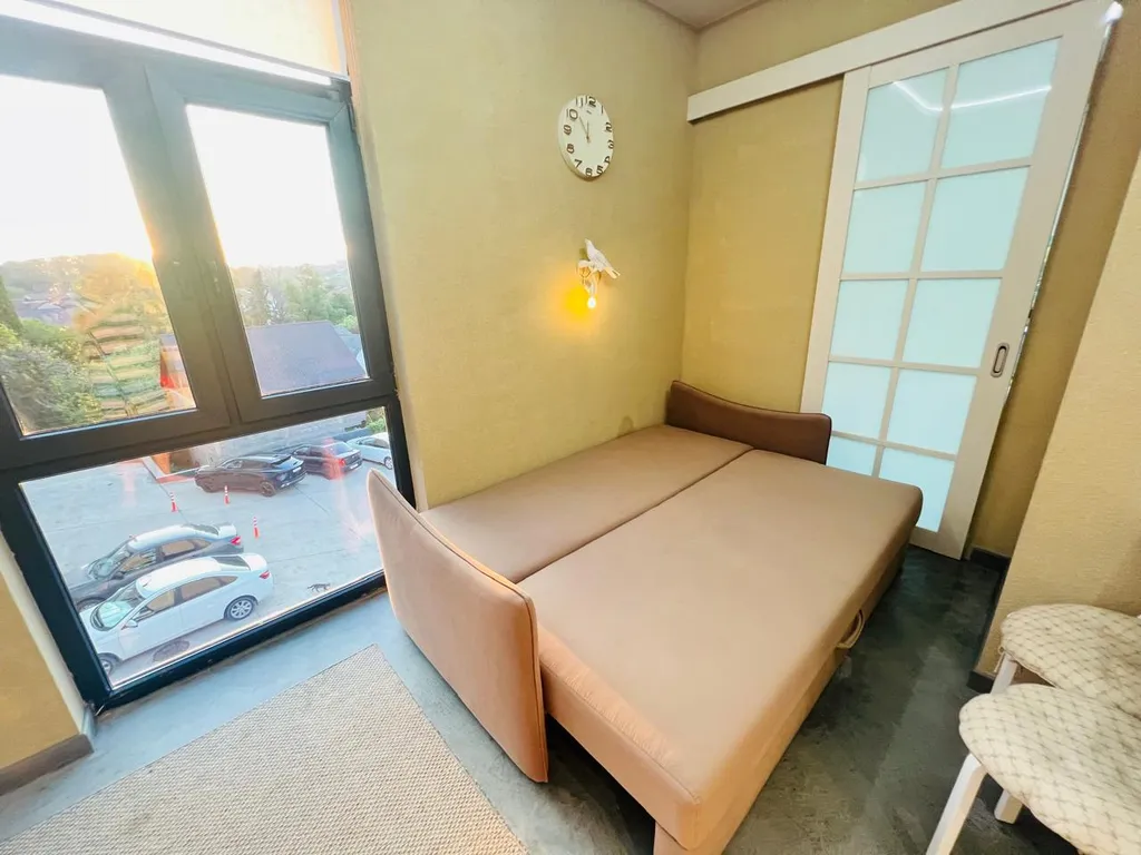 Стильная однокомнатная квартира с балконом