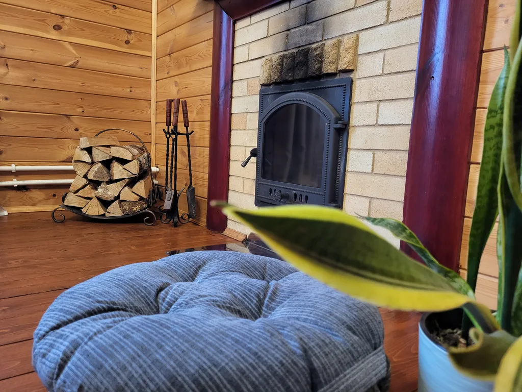 Коттедж Семейный коттедж с дровяной баней, камином и мангалом — Дракино