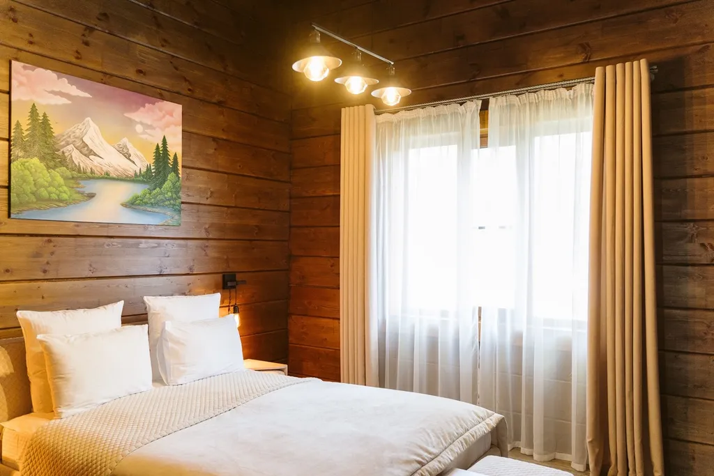 Дом с камином, сауной и купелью