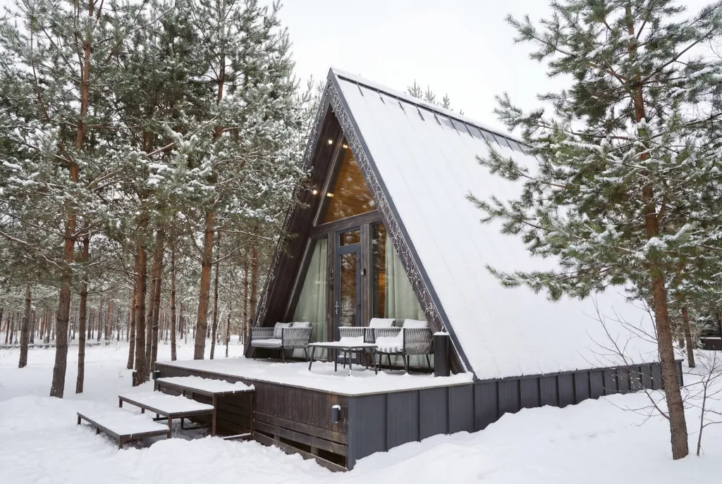 Домик A-Frame без купели 45m2