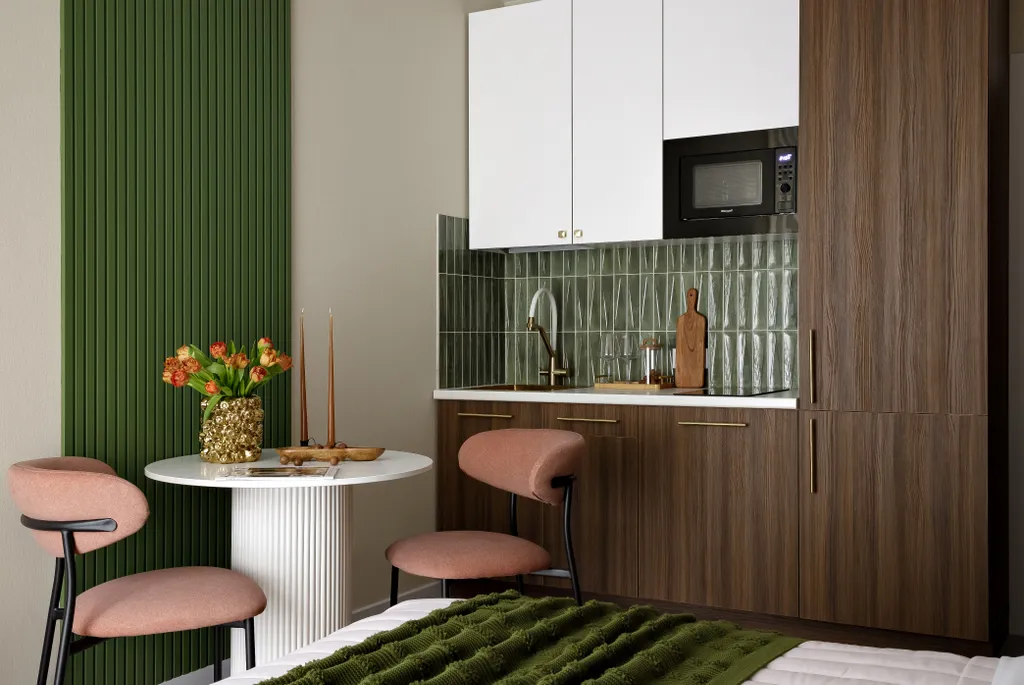 Уютная студия с балконом в Сочи