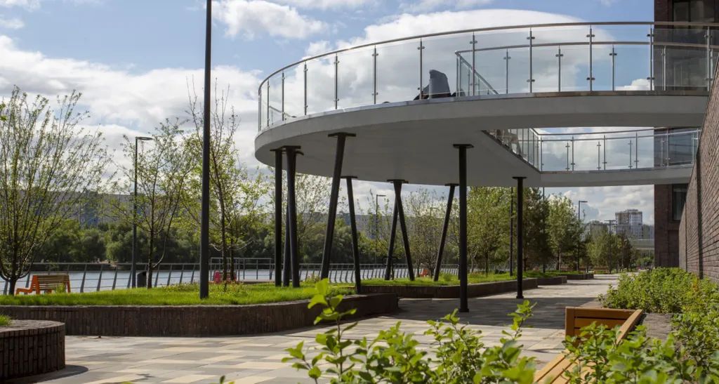 Квартира Квартира Евродвушка в современном ЖК на воде, высокий этаж, вид на центр Москвы — Москва