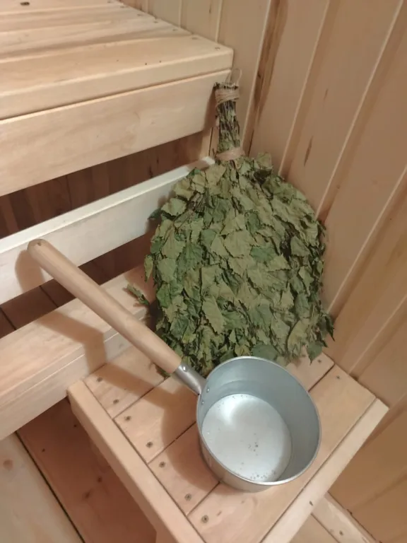 Дом с мангалом и окнами в лес