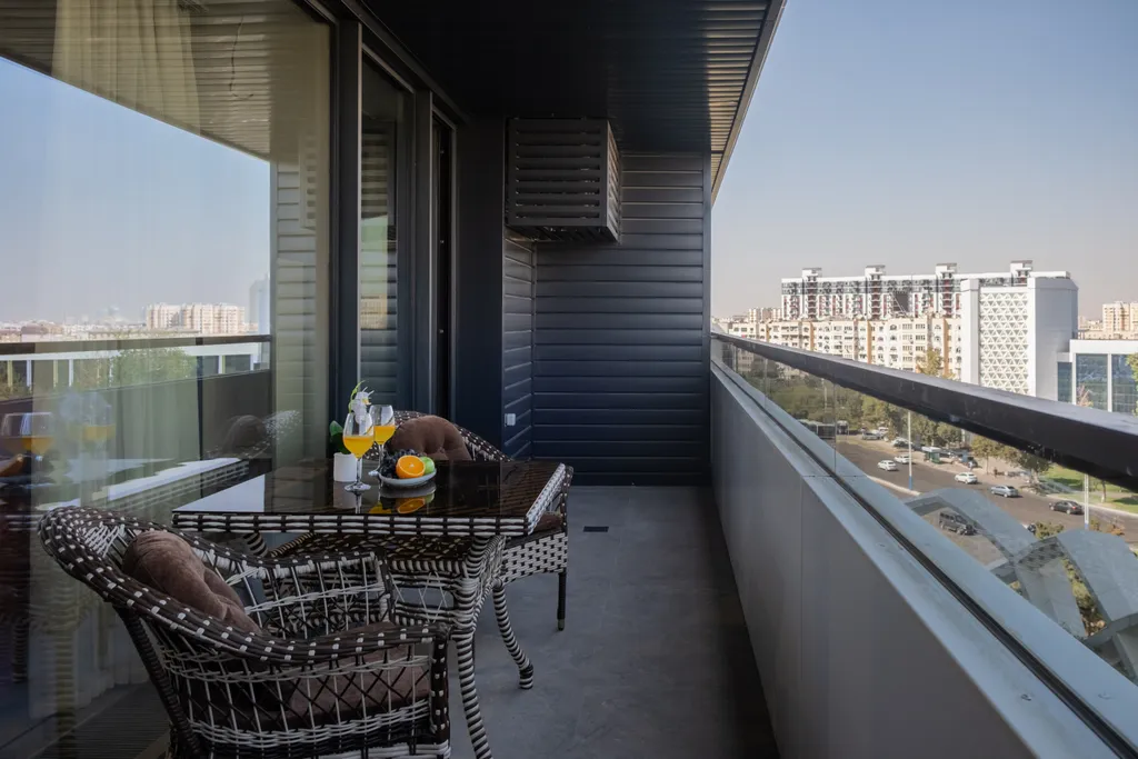 Стильные апартаменты с шикарным видом на город