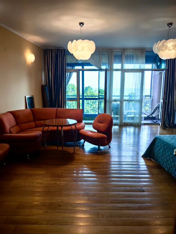 Квартира luxe 2к с видом на море и дендрарий парк