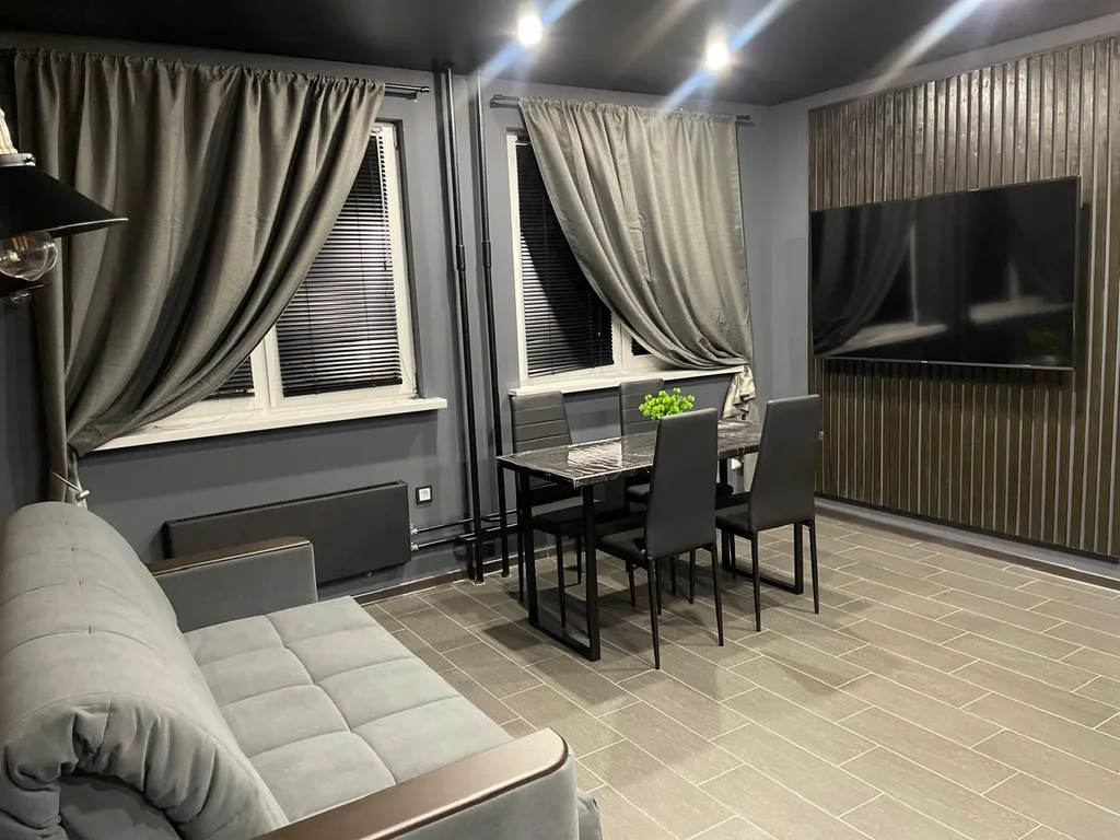 Однокомнатная квартира-студия с дизайнерским ремонтом — аренда посуточно в Красногорск