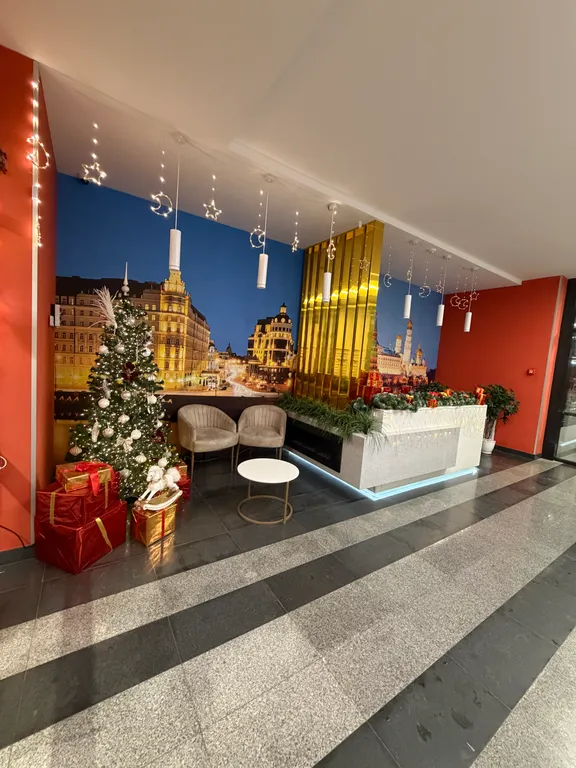 Квартира с красивым видом на вечерний Минск мир