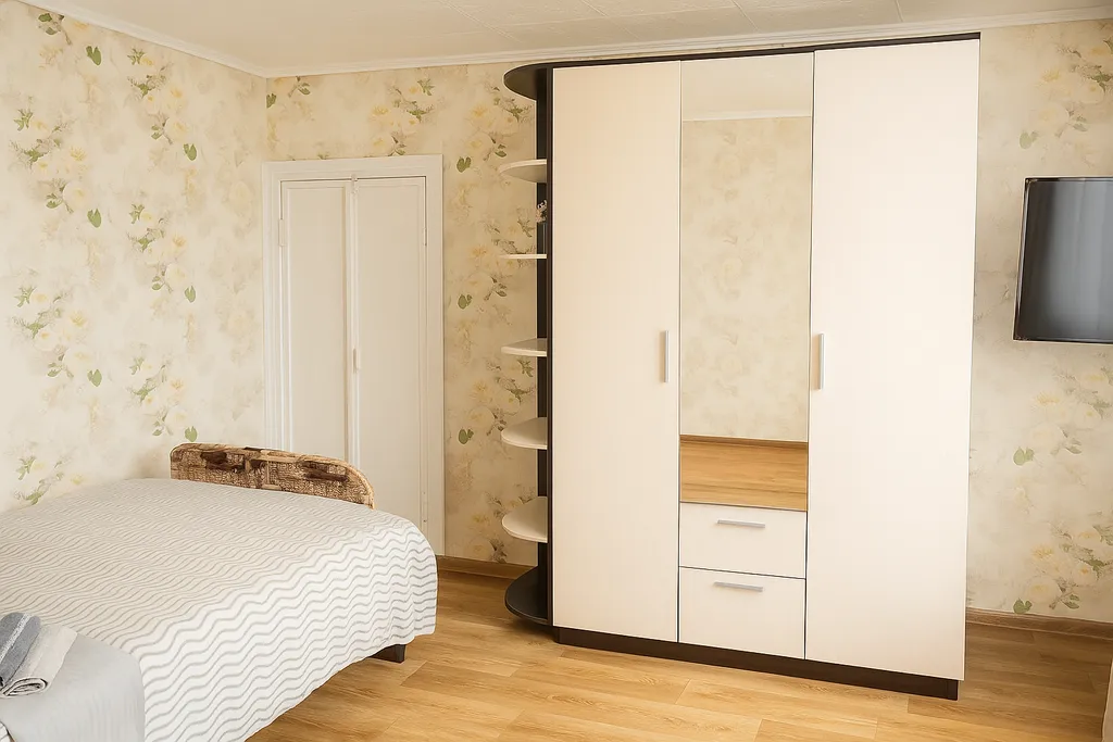 Светлая однокомнатная квартира с балконом