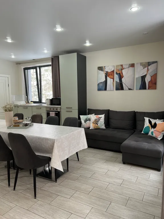 Уютный новый дом у хвойного леса в черте города