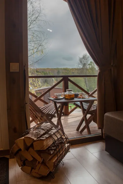 Барнхаус ВЕСНА с камином и баней