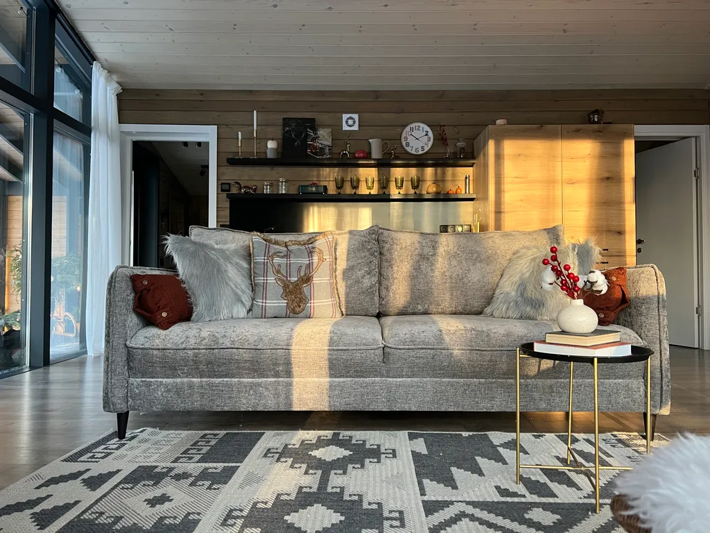 Скандинавский дом на лесном участке