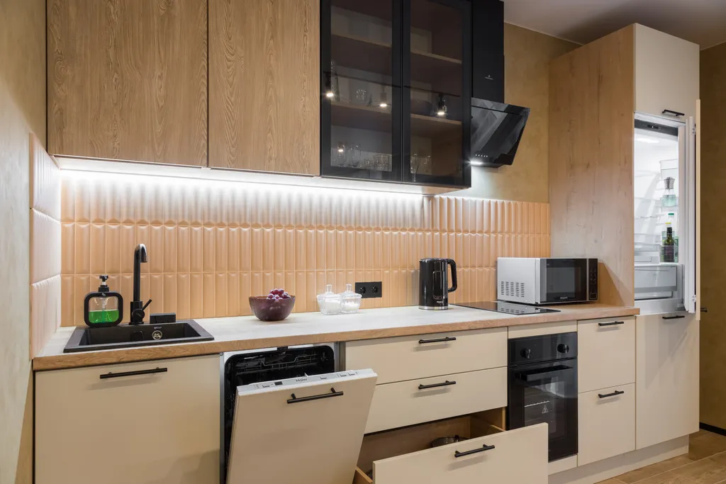 Стильная Amber Studio с видом на озеро