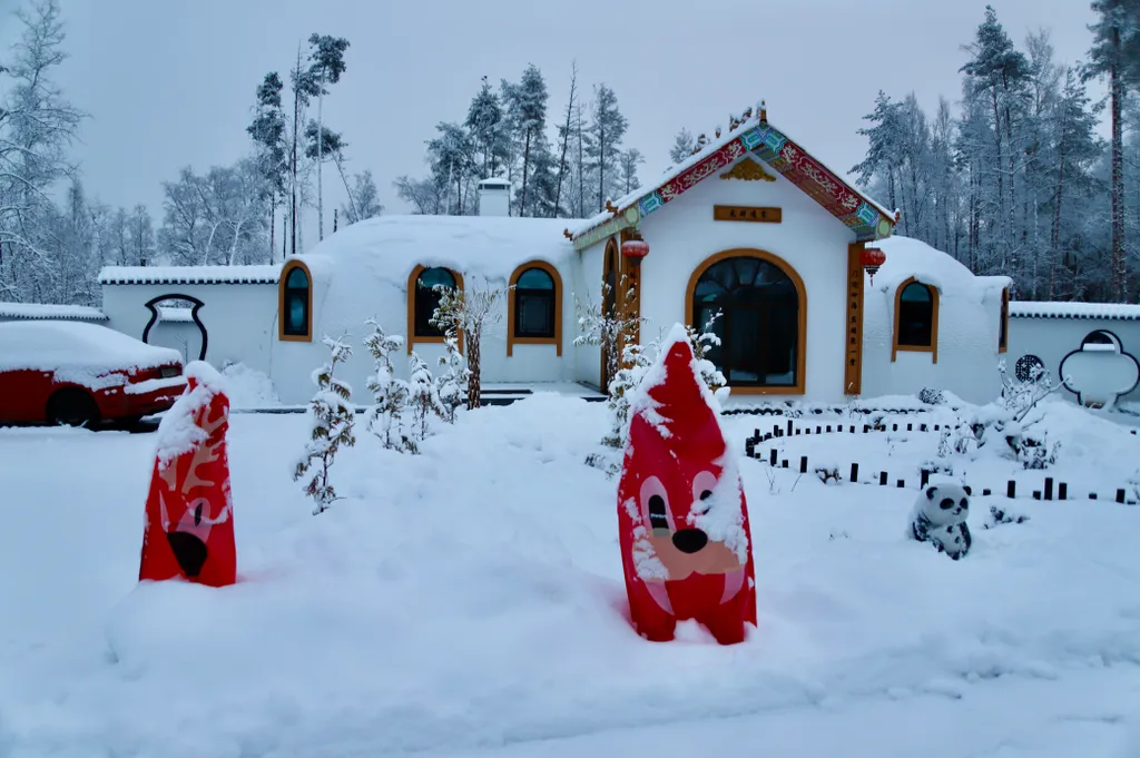 Дом для отдыха Хэйлун дом №86 "поднебесная"