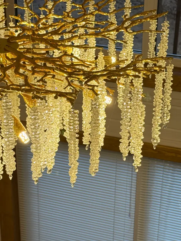 Белый дом и сосны