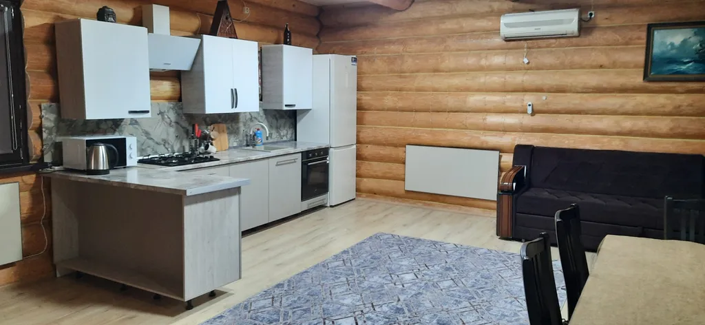 Видовой дом из бруса с сауной