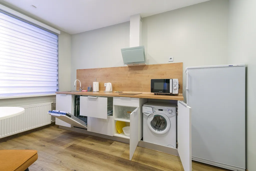 Однокомнатные апартаменты с изолированной спальней