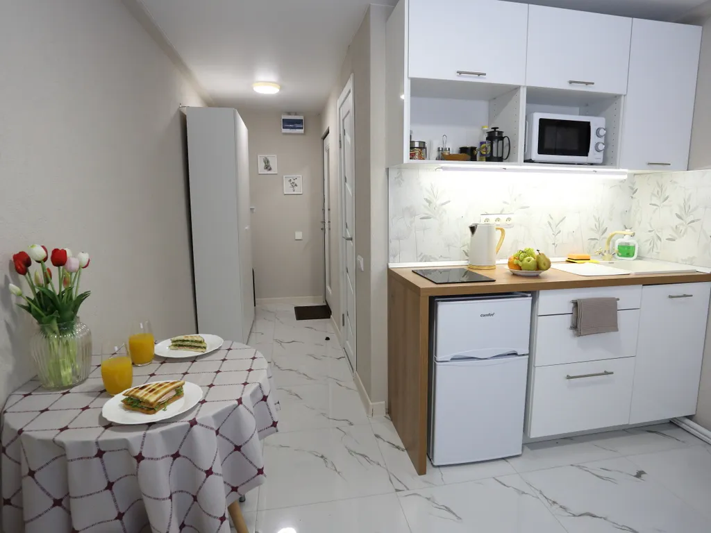 Уютная студия для двоих — всё для вашего комфорта!