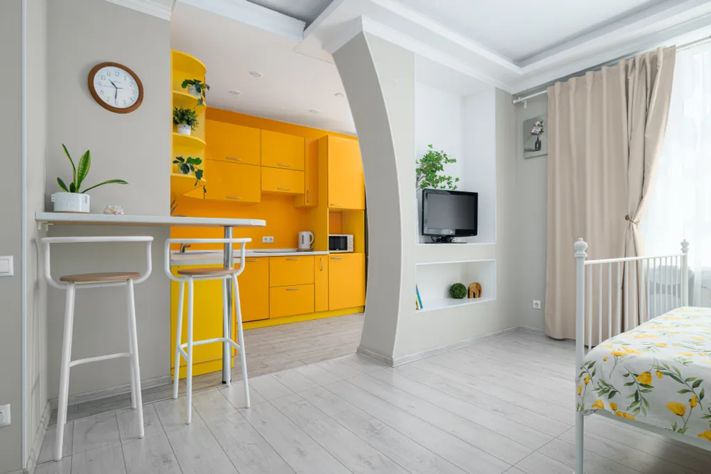 Квартира Квартира Fresh Orange в центре Немецкой деревни у озера, дистанционное заселение — Краснодар