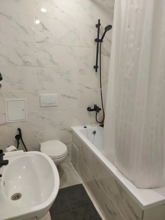 Комфортабельная двухкомнатная квартира в Зеленоградске, западный пляж