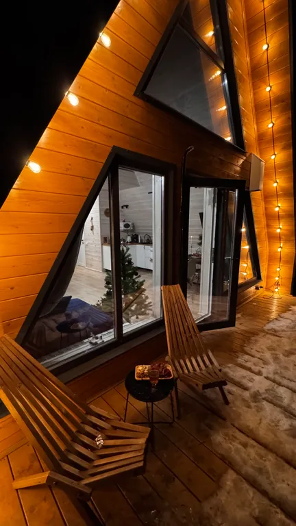 Афрейм на берегу озера Селигер с банным чаном