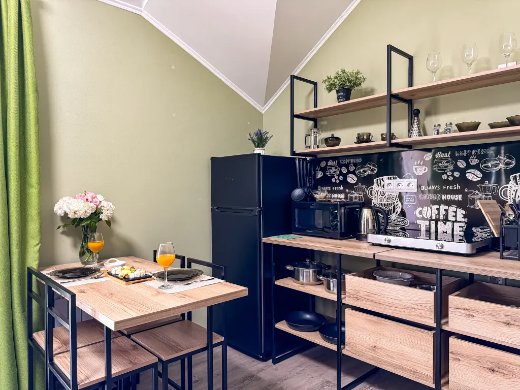 Уютная квартира-студия с балконом