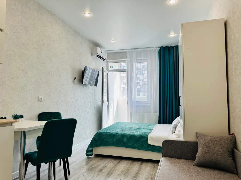 Квартира Квартира Уютная студия в жк Хорошая погода — Краснодар