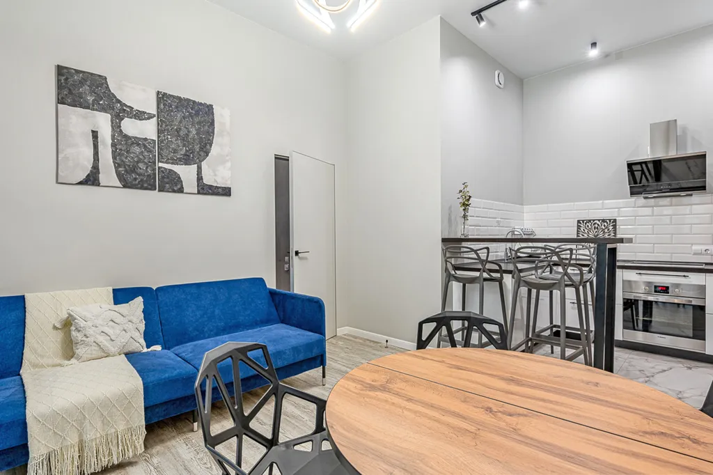 Уютная 2-комнатная квартира в ЖК Изумрудный Бор с собственной террасой