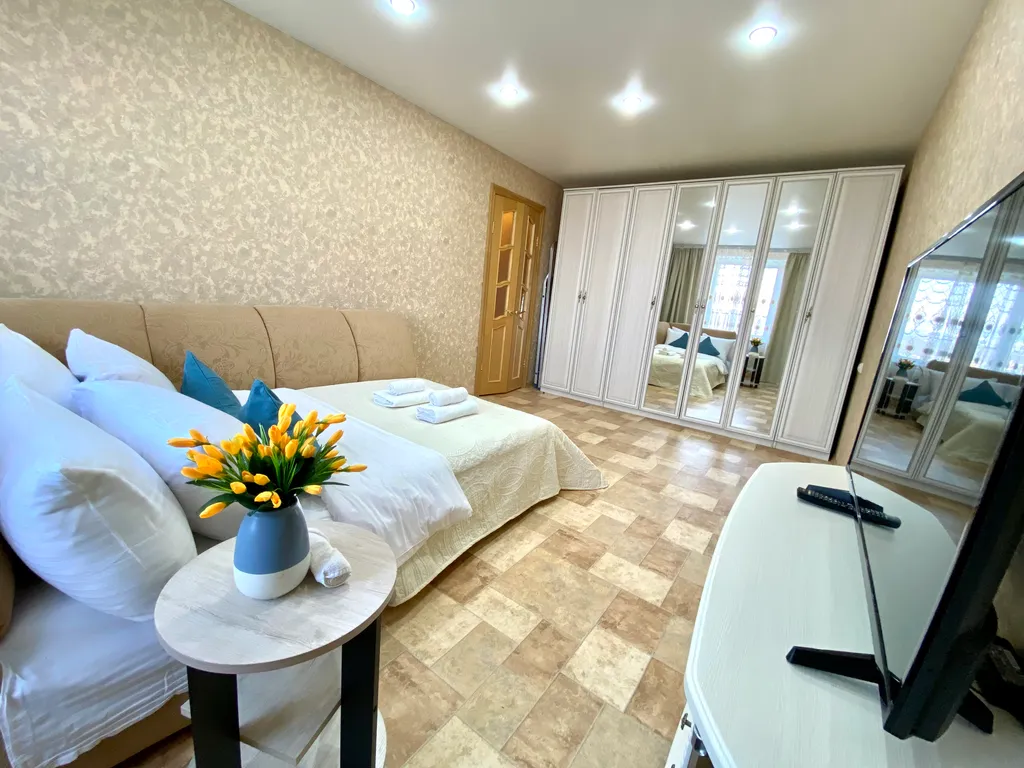 Уютная квартира с шикарным видом на вулканы, город и Мишенную сопку