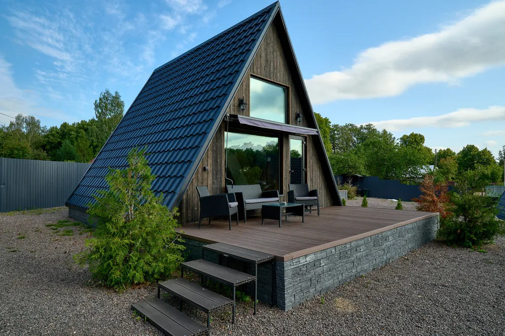 Коттедж Шале на берегу финского залива — Советский